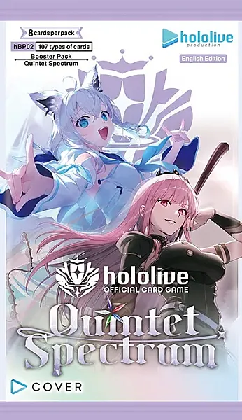HOLOLIVE OFFICIAL CARD GAME - QUINTET SPECTRUM BOOSTER PACK - EN